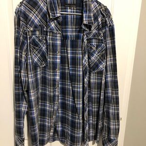 Men’s size 2X affliction button down shirt